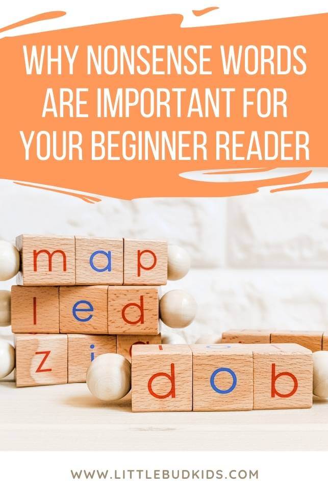 Why Nonsense Words are Important for Beginner Readers