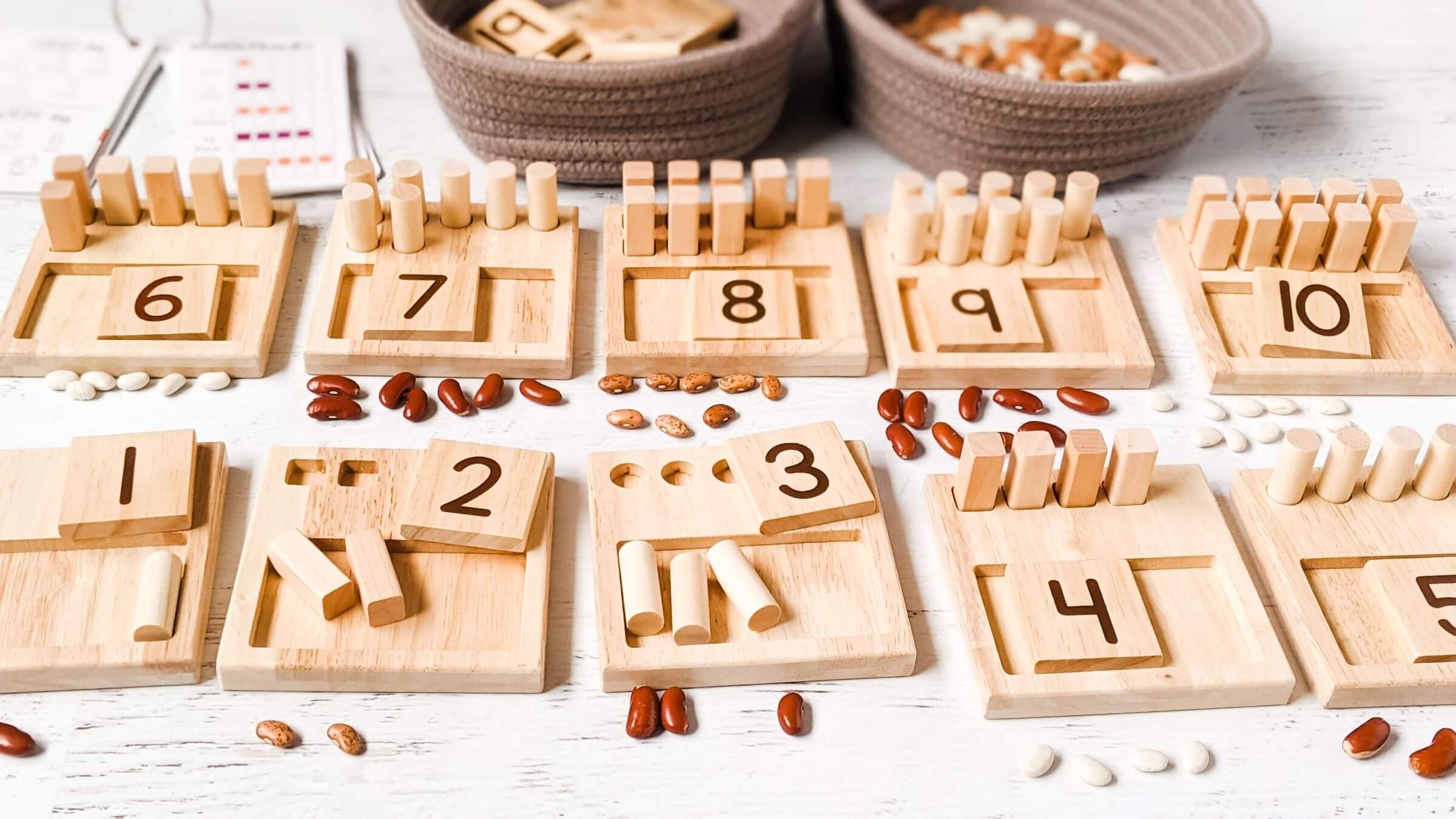 Tumble down counting pegs hotsell