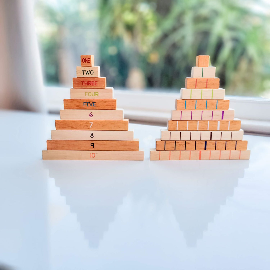 Little Bud Kids Number Bonds Rod Pyramids
