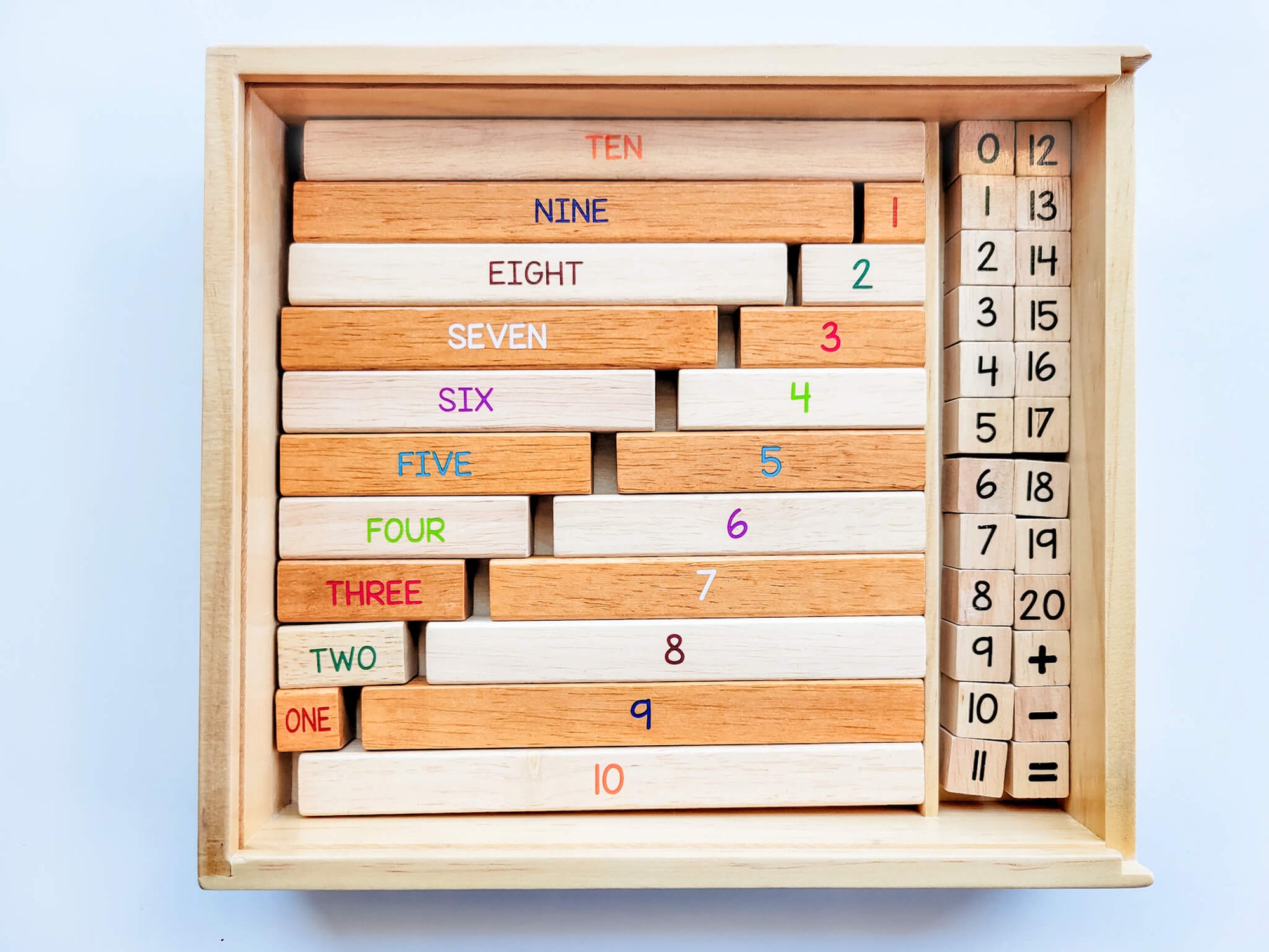 Little Bud Kids Wooden Rods Number Bonds Set 