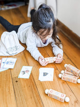Load image into Gallery viewer, Spin-and-Read Phonetic Blocks BASIC Set - Little Bud Kids
