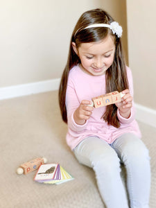 Spin-and-Read Phonetic Blocks BASIC Set - Little Bud Kids